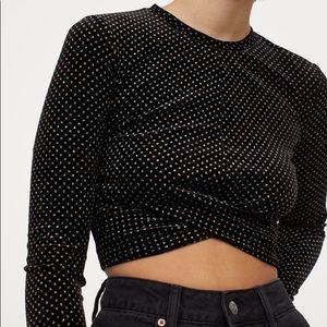 Divided Sparkly Crop